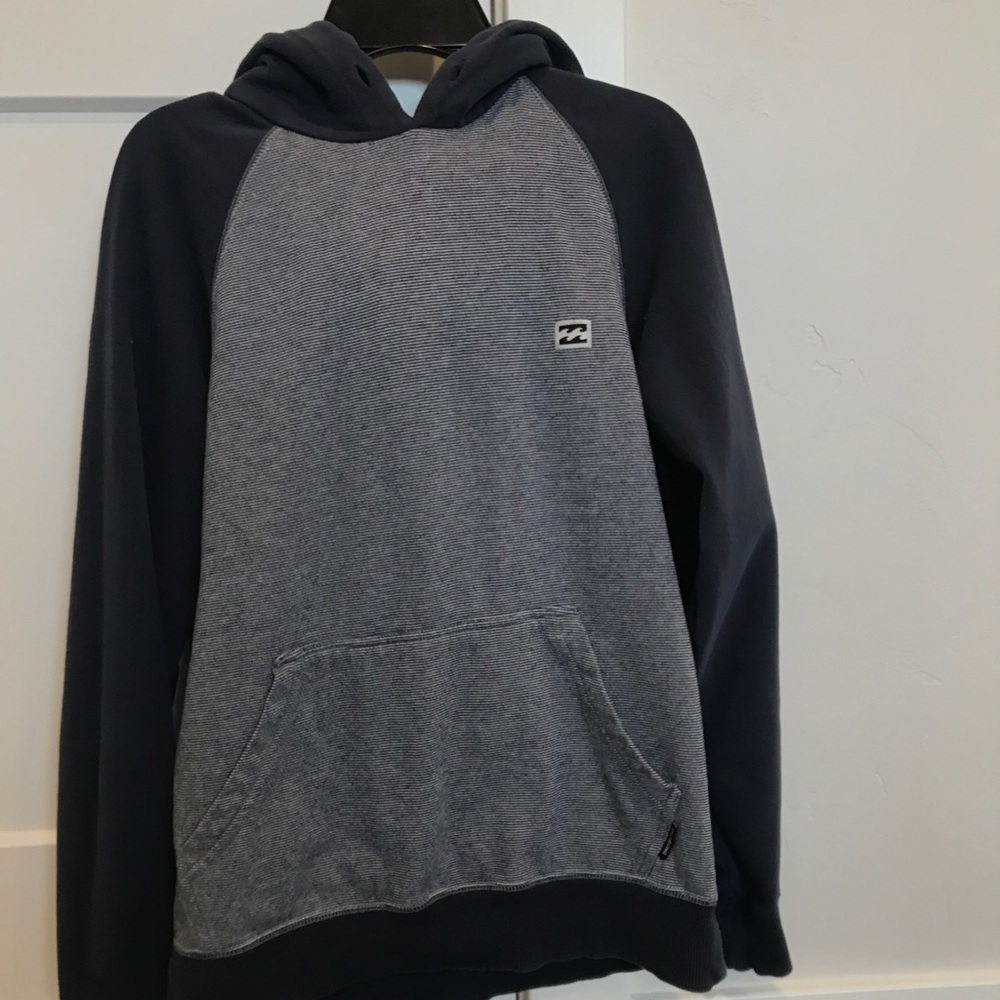 billabong blue hoodie